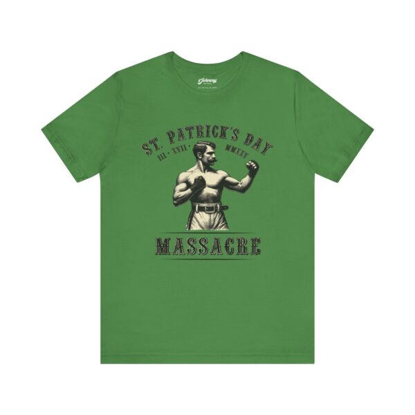 St. Patrick's Day Massacre Black and White T-Shirt - Image 3