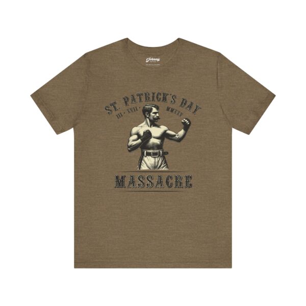 St. Patrick's Day Massacre Black and White T-Shirt - Image 4