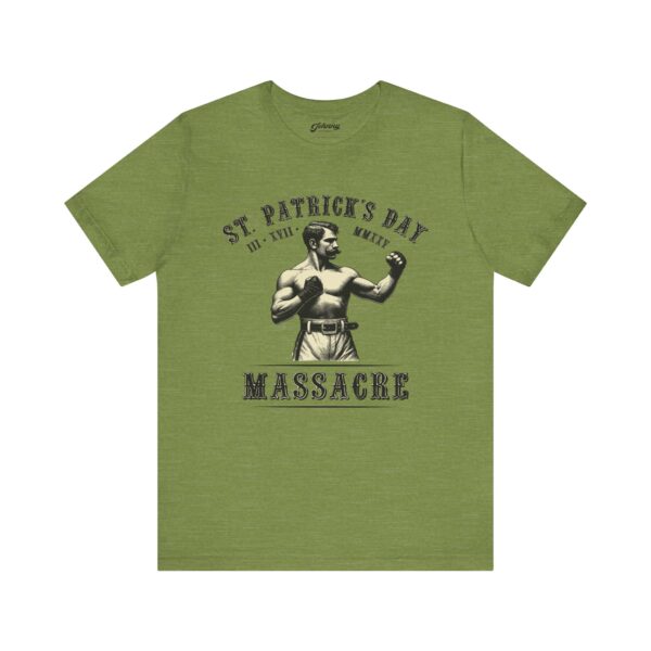 St. Patrick's Day Massacre Black and White T-Shirt